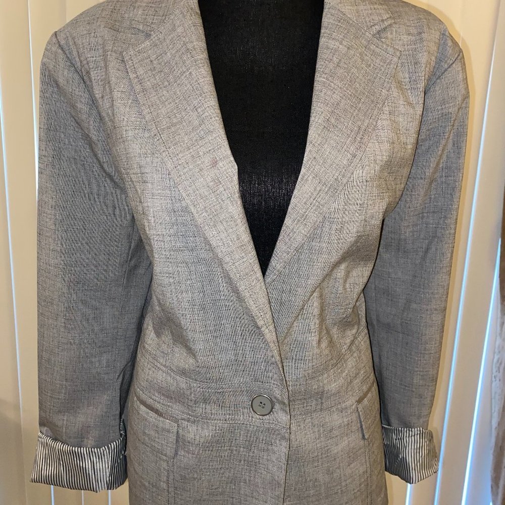 Gray Blazer Plus Size